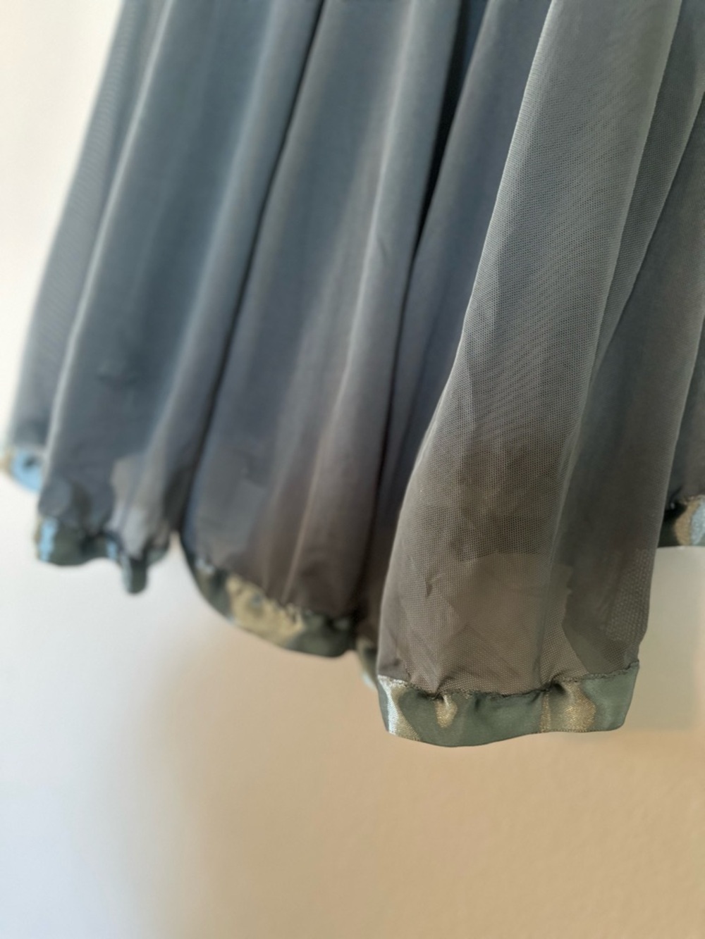 Vintage Victoria's Secret Sheer Lace Babydoll Nightdress in Slate Gray NWOT M/L - Picture 8 of 8